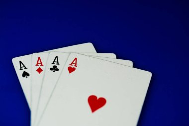 Poker fişleri. Casino kavramı.