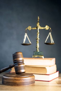 Hukuk ve adalet sembolleri - yasal hukuk kavramı görüntü. 