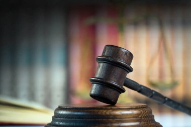 Hukuk ve adalet sembolleri - yasal hukuk kavramı görüntü. 