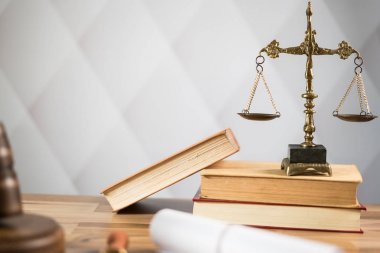 Hukuk ve adalet sembolleri - yasal hukuk kavramı görüntü. 