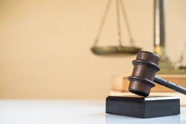 Hukuk ve adalet sembolleri - yasal hukuk kavramı görüntü. 