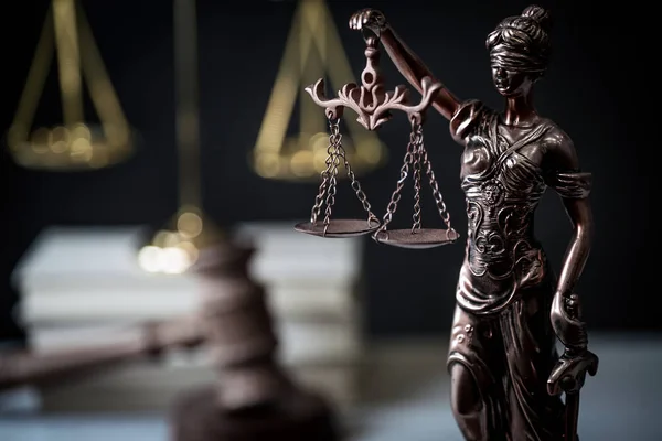Bild für Recht und Gerechtigkeit, Thema Gerichtssaal — Stockfoto