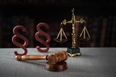 Hukuk ve adalet Tema.