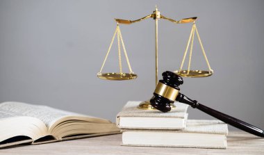 Hukuk ve adalet Tema.