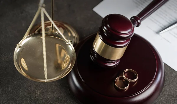 Divorce court case. Law