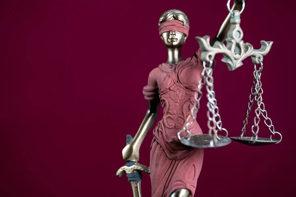 Estátua Justiça Conceito Direito Temida Themis — Fotografia de Stock