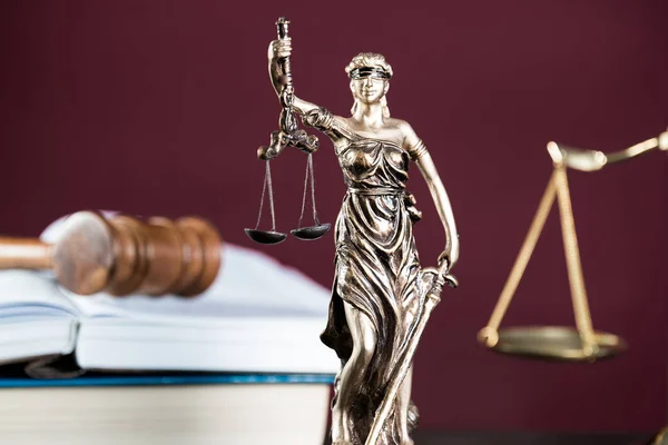 Recht Und Gerechtigkeit Thema Gerichtssaal — Stockfoto