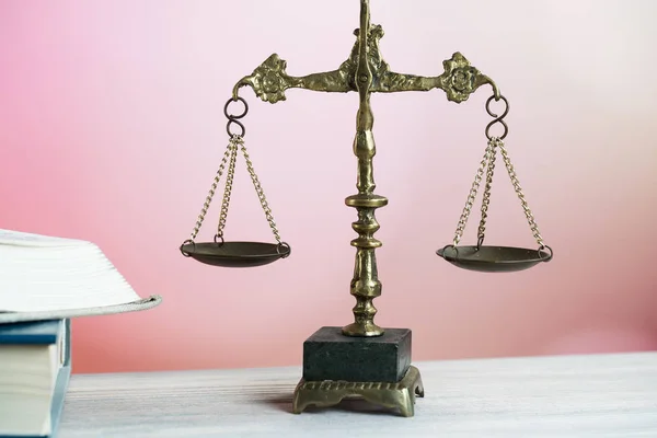 Символ Закона Справедливости Концепция Закона Справедливости Весы Правосудия — стоковое фото