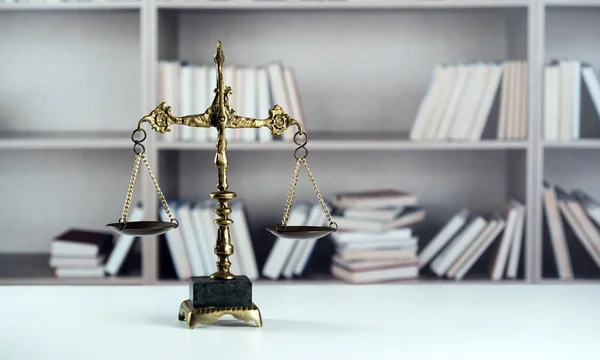 Symbol Für Recht Und Gerechtigkeit Konzept Recht Und Gerechtigkeit Maßstäbe — Stockfoto