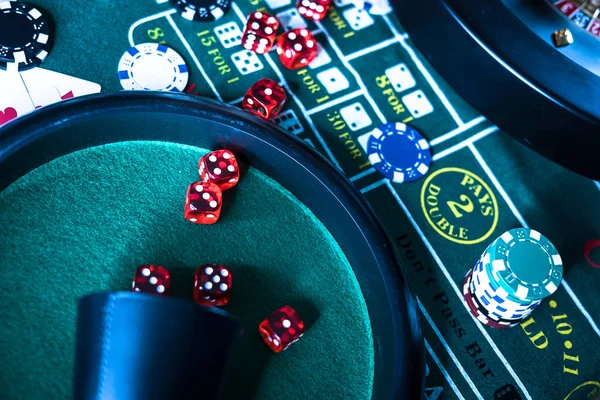 Casino Conceito Jogos Azar — Fotografia de Stock