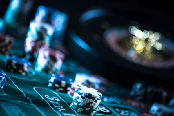 Καζίνο Έννοια Παιχνιδιών Τυχερών Παιχνιδιών — Φωτογραφία Αρχείου