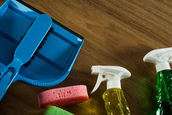 Färgglada Verktyg För Golvtvätt Hushållstvätt Rengöringssats — Stockfoto