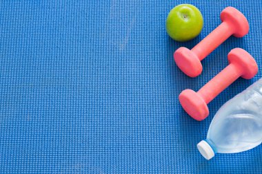 Mavi mat Spor donatımı