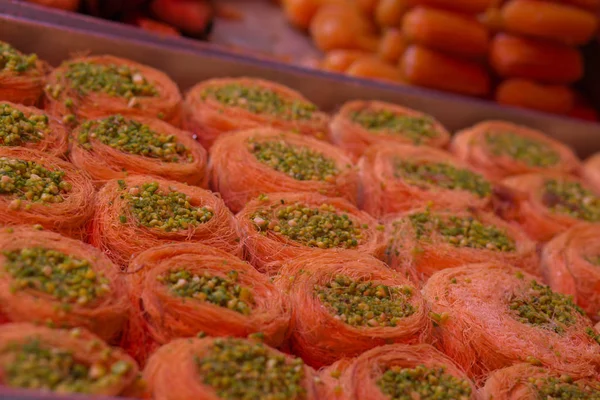 Baklava tatlılar arka plan.