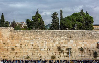 Western Wall tuğla arka plan