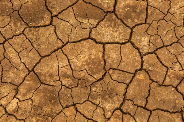 Cracked Dry Earth Ground Texture — стоковое фото