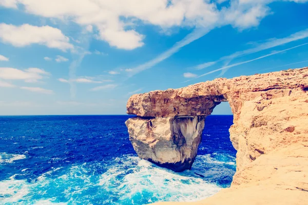 Azure Window on Gozo island in Malta — Stock Photo, Image