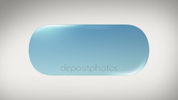 Sticker étiquette bleu pâle avec Alpha mat 