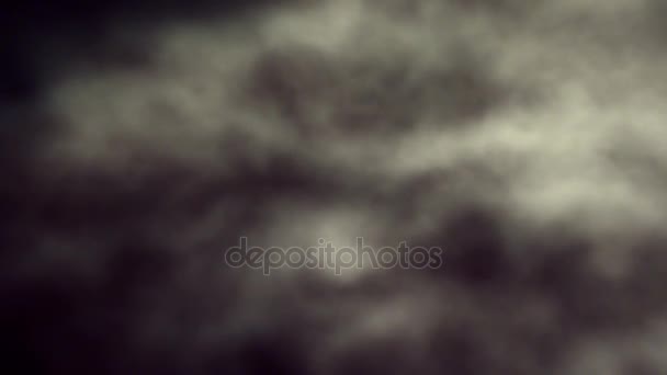 Loopable μαλακό ζωγραφικό σύννεφα τροχαίο — Αρχείο Βίντεο