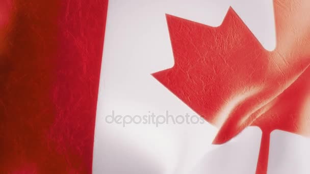 Intro drapeau canadien au ralenti — Video