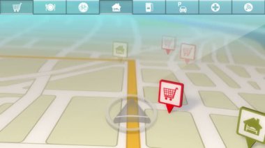 GPS konumu Hizmetleri/Puan faiz demo