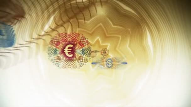 Flux de trésorerie (World Currency Background Loop ) — Video