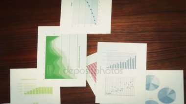 İş çizelgeleri ve Infographics sorunsuz arka plan döngü