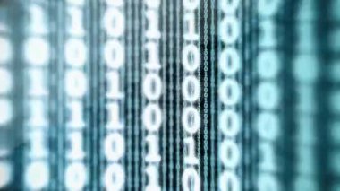 İkili veri dijital ekran döngü 4k