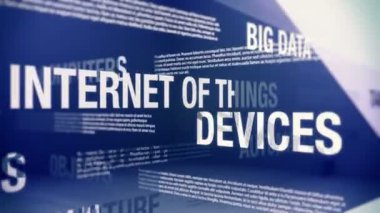 Internet şeyler ilgili terimlerin sorunsuz bir şekilde animasyon döngü