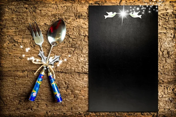 Modelo de Natal Menu — Fotografia de Stock