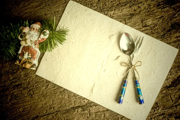 Noel menü arka plan kartı — Stok fotoğraf