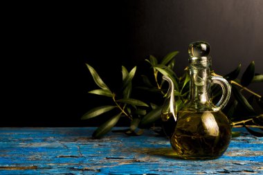 Sızma zeytinyağı vintage cruet