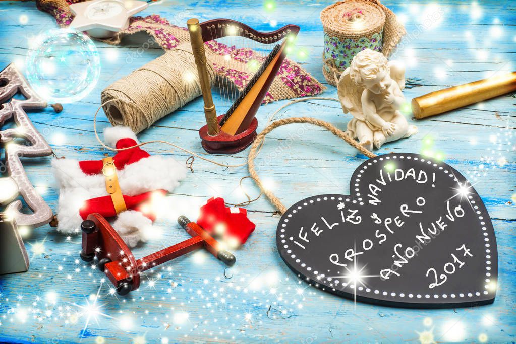 christmas greetings spanish language stock photo risia 129492598
