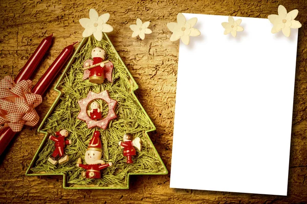 Рождественские открытки, пустое место . — стоковое фото