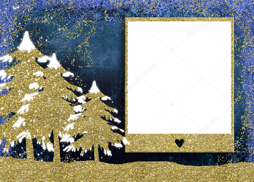 Christmas photo frame cards. — Stock Photo © Risia 168286978