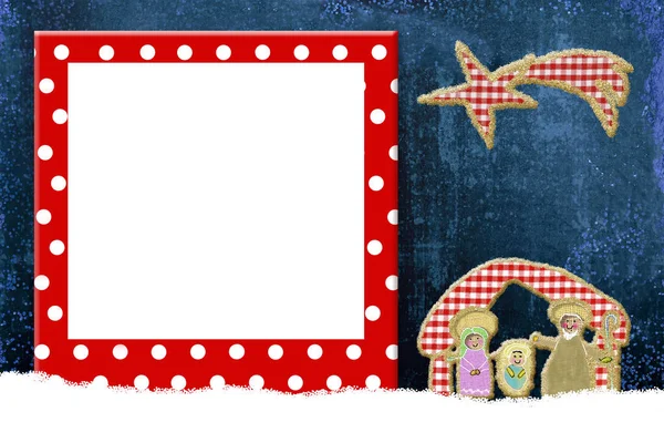 Kerst frame voor kinderen of baby 's — Stockfoto