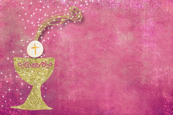 First Holy Communion invitation background