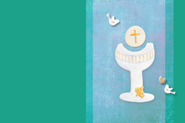 First Holy Communion invitation card