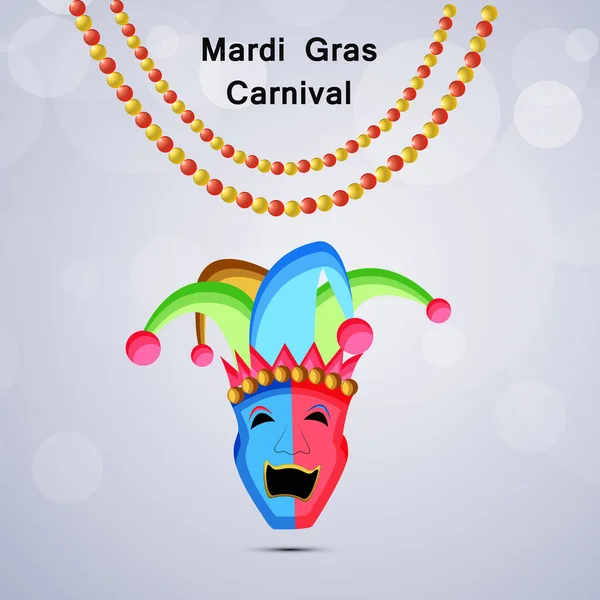 Ilustración de elementos para el Mardi Gras — Vector de stock