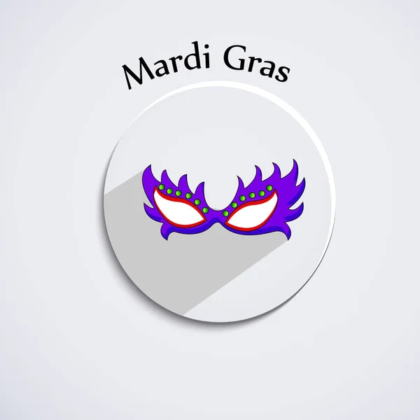 Ilustración de elementos para el Mardi Gras — Vector de stock