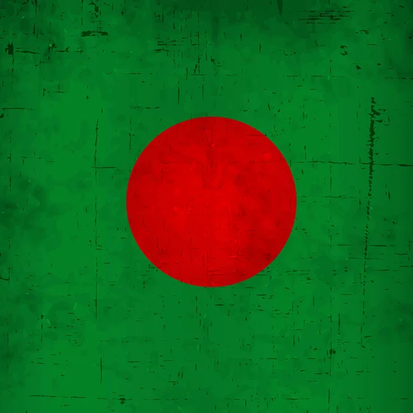 Illustration der Bangladesh Flagge für Bangladesh Unabhängigkeitstag — Stockvektor