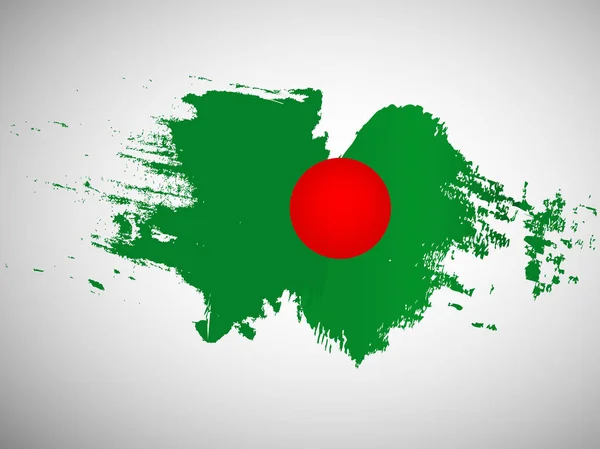 Illustration der Bangladesh Flagge für Bangladesh Unabhängigkeitstag — Stockvektor