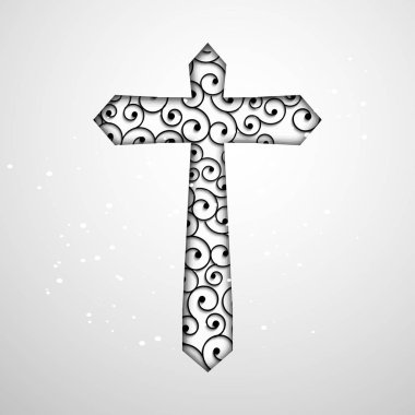 Illustration Good Friday kutlamalar için Cross