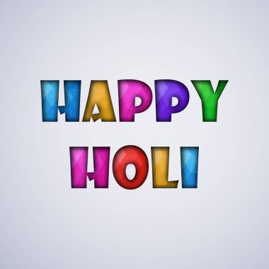 Holi Festivali için öğeleri gösteren resim