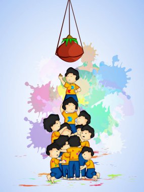 Illustration of elements for Holi festival clipart