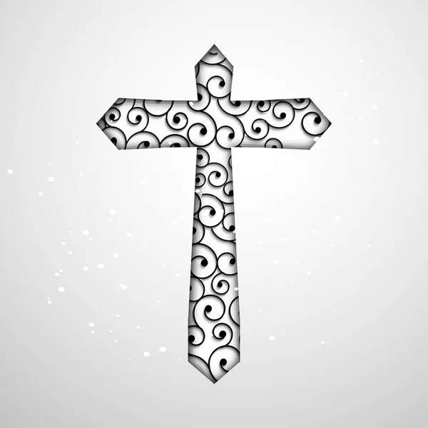 Иллюстрация Креста по случаю Страстной пятницы — стоковый вектор