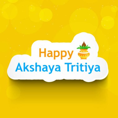 Akshaya Tritiya için öğelerin llustration 