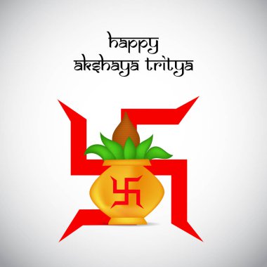 llustration of elements for Akshaya Tritiya  clipart
