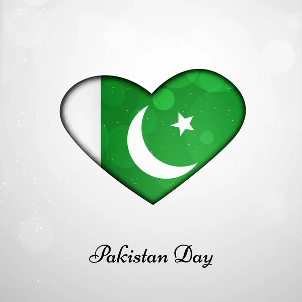 パキスタン日のパキスタンの旗の例 — ストックベクタ