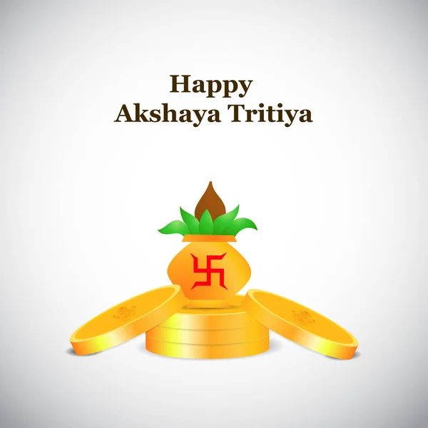 Ilustração de elementos para Akshaya Tritiya —  Vetores de Stock